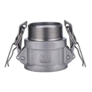 RS PRO Hose Connector Stainless Steel 25.4 mm ID 17 bar Male BSPT 2 Inch Straight Cam & Groove Coupler 307-207