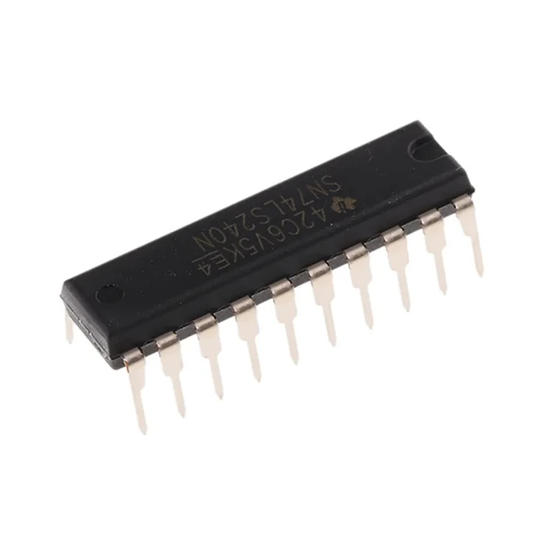 Texas Instruments 8-Channel Buffer & Line Driver IC, Inverting, 3-State Output, PDIP, LS Family SN74LS240N