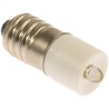 RS PRO White Indicator Lamp, Single Chip, 12 V AC/DC, E10 Base, 10 mm Diameter, 204-350