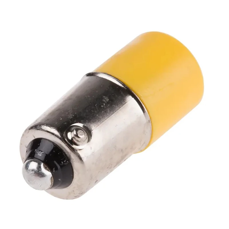 RS PRO Yellow Panel Mount Indicator, LED Cluster, 24V AC/DC, 25mm Length, 25 x 10 mm Hole, Model 207-343