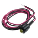 RS PRO Yellow Panel Mount Indicator, LED, 2V DC, 20mA, Lead Wire Termination, Prominent Bezel, 8mm Mount Hole 207-747