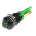 RS PRO Green Panel Mount Indicator 2V DC 20mA Solder Tab Prominent Bezel 25.5mm 8mm Mount Hole 207-804