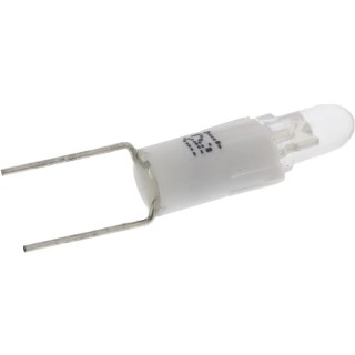 RS PRO White Indicator Lamp Single Chip 12V AC/DC, Bi-Pin LED, 4.25 mm Diameter, 17 mm Length 205-527