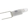 RS PRO White Indicator Lamp Single Chip 12V AC/DC, Bi-Pin LED, 4.25 mm Diameter, 17 mm Length 205-527