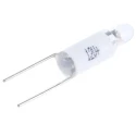 RS PRO White Indicator Lamp Single Chip 12V AC/DC, Bi-Pin LED, 4.25 mm Diameter, 17 mm Length 205-527