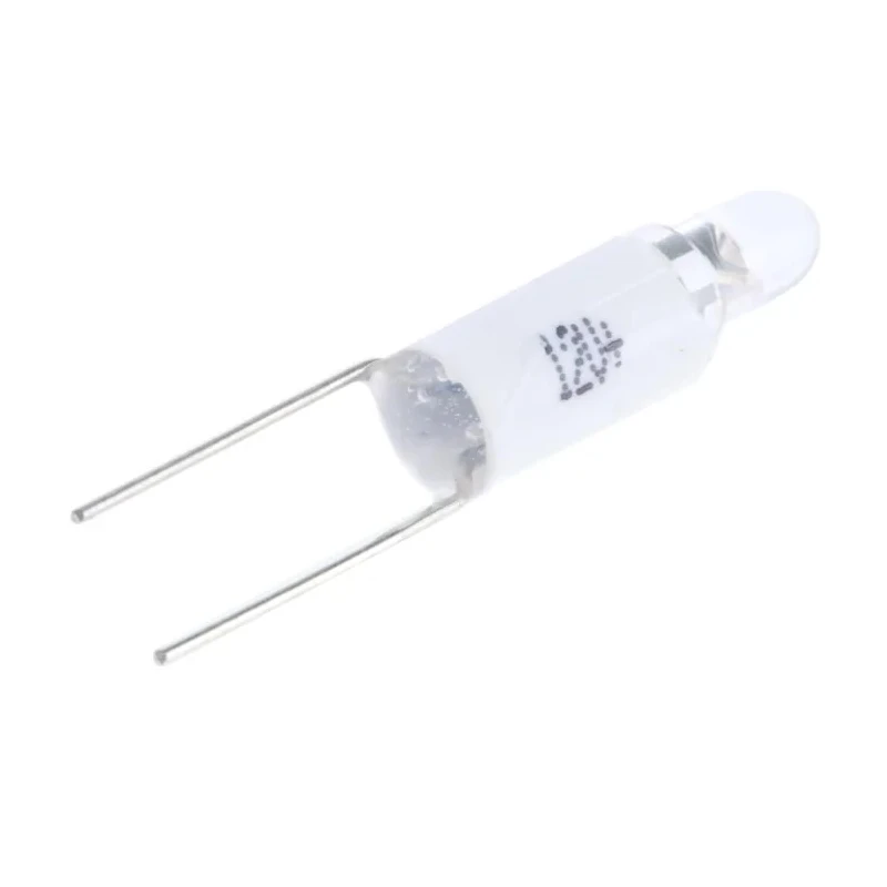 RS PRO White Indicator Lamp Single Chip 12V AC/DC, Bi-Pin LED, 4.25 mm Diameter, 17 mm Length 205-527