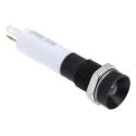 RS PRO Panel Mount Indicator 24V DC 20mA Yellow Green Red Tri-Colour LED Recessed Solder Tab 8mm 208-021