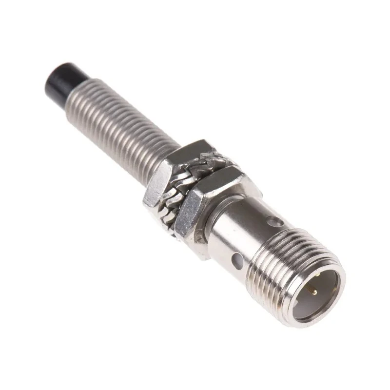 RS PRO Threaded Barrel Inductive Proximity Sensor M8 x 1 PNP Output 4 mm Detection 30V DC 150mA Stainless Steel IP68 208-083