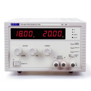 Aim-TTi Digital Bench Power Supply, 1 Output, 0–18V, 360W, 20A, IEC 320, TSX1820