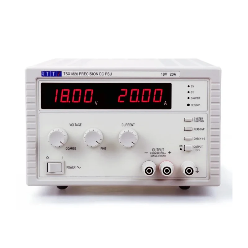Aim-TTi Digital Bench Power Supply, 1 Output, 0–18V, 360W, 20A, IEC 320, TSX1820