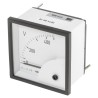 HOBUT Analogue Voltmeter AC, Moving Iron, DIN 68mm × 68mm, Panel Cutout, D72SD500V/2-001