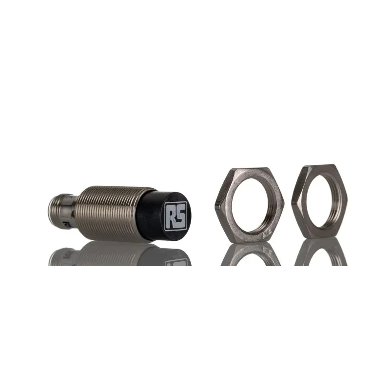 RS PRO Threaded Barrel Inductive Proximity Sensor, M18 x 1 PNP Output, NI 12U Series, 12 mm Detection, 30 V DC, 200 208-235