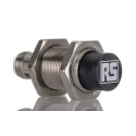RS PRO Threaded Barrel Inductive Proximity Sensor, M18 x 1 PNP Output, NI 12U Series, 12 mm Detection, 30 V DC, 200 208-235