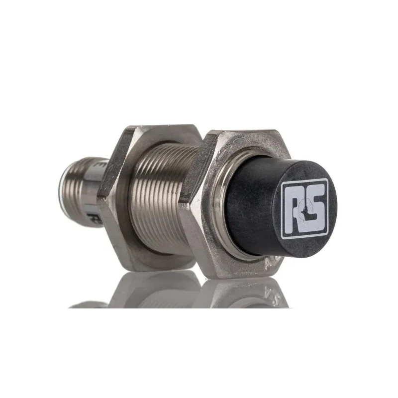RS PRO Threaded Barrel Inductive Proximity Sensor, M18 x 1 PNP Output, NI 12U Series, 12 mm Detection, 30 V DC, 200 208-235