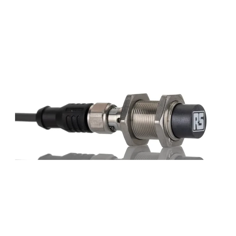 RS PRO Threaded Barrel Inductive Proximity Sensor, M18 x 1 PNP Output, NI 12U Series, 12 mm Detection, 30 V DC, 200 208-235