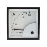 HOBUT Analogue Panel Ammeter, Moving Iron, 100 A AC, 72 x 72 mm, Class 1.5 Accuracy D72SD