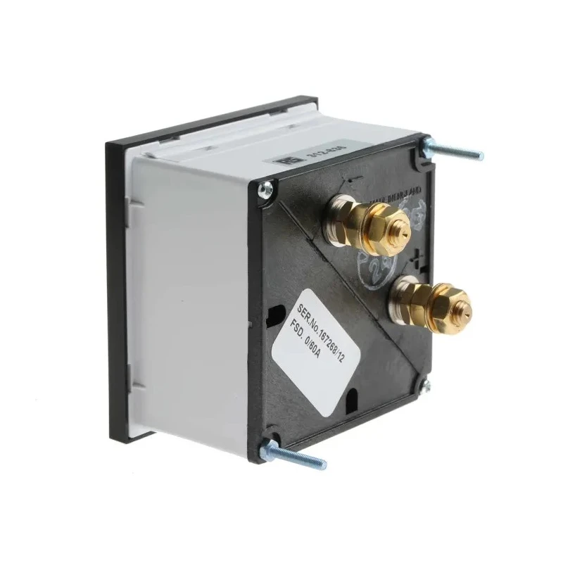 HOBUT Analogue Panel Ammeter, Moving Iron, 100 A AC, 72 x 72 mm, Class 1.5 Accuracy D72SD