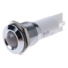 RS PRO White Panel Mount LED Indicator 230V AC, 115V DC, 3mA, Prominent Bezel, Solder Tab, 16mm Mount 208-251