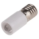 RS PRO White Indicator Lamp, Single Chip, 24 V AC/DC, E10 Base, 10 mm Diameter, 206-952