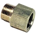 Legris 164 Series Brass Pneumatic Adaptor Male/Female 3/4 in G NPT Nickel Finish 150°C 0164 28 27
