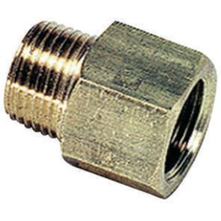 Legris 164 Series Brass Pneumatic Adaptor Male/Female 3/4 in G NPT Nickel Finish 150°C 0164 28 27