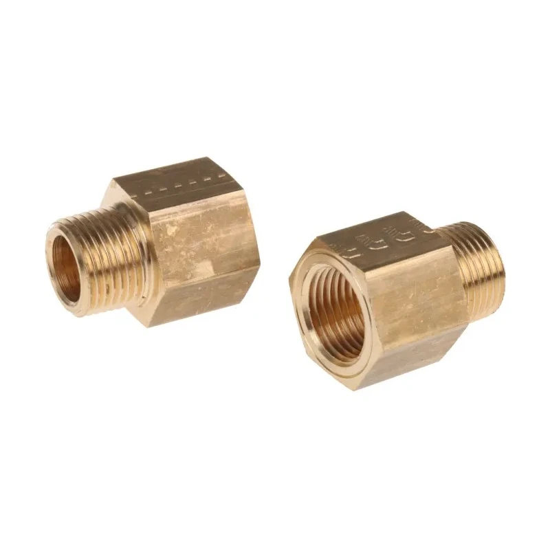 Legris Pneumatic Brass Fitting Male/Female 3/8 in NPT BSPT Nickel Finish, Max Temp 150°C 0167 17 18