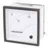 HOBUT D72 Series Analogue Voltmeter, DC, 68 mm x 68 mm Panel, Flame Retardant, Accuracy Class 1.5 D721MCS100V/2-001