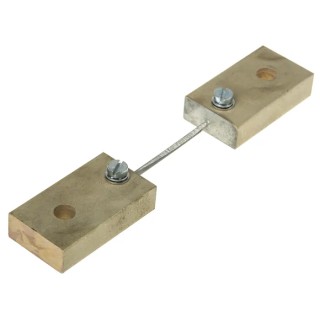 HOBUT Brass Ended Shunt 10A, 60mV, ±1% Accuracy SHB10A60