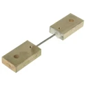 HOBUT Brass Ended Shunt 10A, 60mV, ±1% Accuracy SHB10A60
