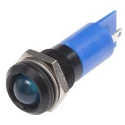 RS PRO Panel Mount Indicator Blue Neon 240V Solder Tab IP40 Prominent 38.5mm Length 209-248