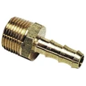 Legris Pneumatic Brass Pipe Fitting Adapter Male BSPT 3/8 in to Male, 100 bar, 0123 19 17