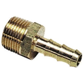 Legris Pneumatic Brass Pipe Fitting Adapter Male BSPT 3/8 in to Male, 100 bar, 0123 19 17