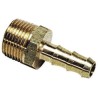 Legris Pneumatic Brass Pipe Fitting Adapter Male BSPT 3/8 in to Male, 100 bar, 0123 19 17