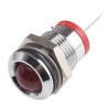 RS PRO Red Panel Mount Indicator, 2V DC, 20mA, Prominent Bezel, 42mm Length, 14mm Mount Hole Size 209-579