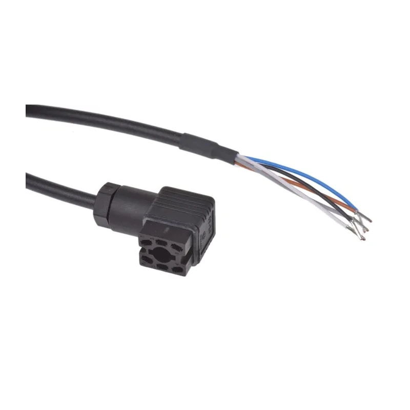 SICK Female 6-way Q6 to Unterminated Sensor Actuator Cable, Polyvinyl Chloride, IP65, 2m, Black, DOL-1406-W02M