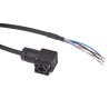 SICK Female 6-way Q6 to Unterminated Sensor Actuator Cable, Polyvinyl Chloride, IP65, 2m, Black, DOL-1406-W02M