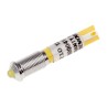 RS PRO Yellow Panel Mount LED Indicator 12V DC, 20mA, Solder Tab, Prominent Bezel, 6mm Mount Hole, 34.4mm Length 210-210