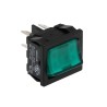 Arcolectric (Bulgin) Ltd Illuminated DPST On-Off Rocker Switch Panel, 10A, 250V AC, Amber Rectangular Actuator H8653VBNAB