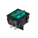 Arcolectric (Bulgin) Ltd Illuminated DPST On-Off Rocker Switch Panel, 10A, 250V AC, Amber Rectangular Actuator H8653VBNAB