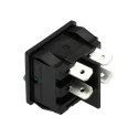 Arcolectric (Bulgin) Ltd Illuminated DPST On-Off Rocker Switch Panel, 10A, 250V AC, Amber Rectangular Actuator H8653VBNAB