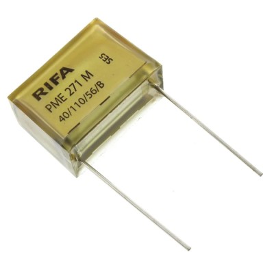 KEMET PME271 Metallised Paper X2 Capacitor 470nF, Through Hole, 275V AC / 275V DC 