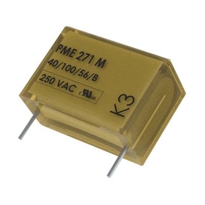 KEMET Paper Capacitor X2 33nF 275V AC 275V DC Through Hole PME271