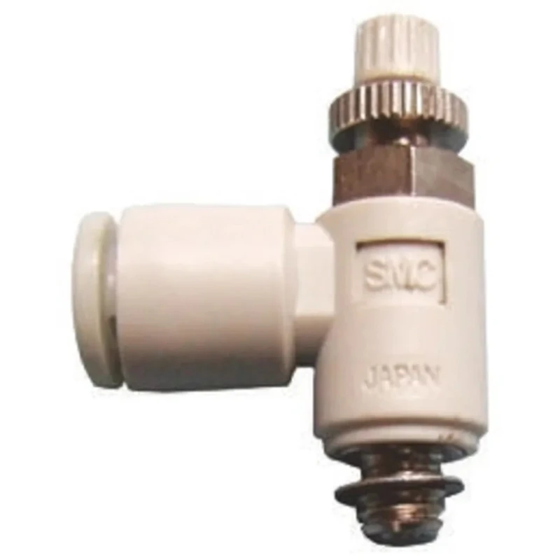SMC AS Series Pneumatic Speed Controller Brass Electroless Nickel Plated AS3201F-03-10S