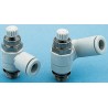 SMC AS Series Speed Controller, Stainless Steel, Elbow, 1 Mpa, R Thread, -5°C to 60°C AS2201FG-01-06