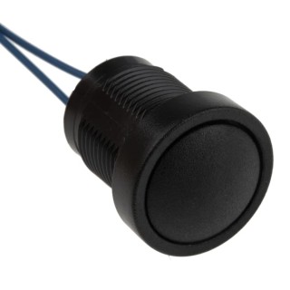 ITW Switches 49-59 Series Push Button Switch, Momentary, Panel Mount, 16 mm Cutout, SPST, Clear LED, IP67, 50 V DC 49-59111