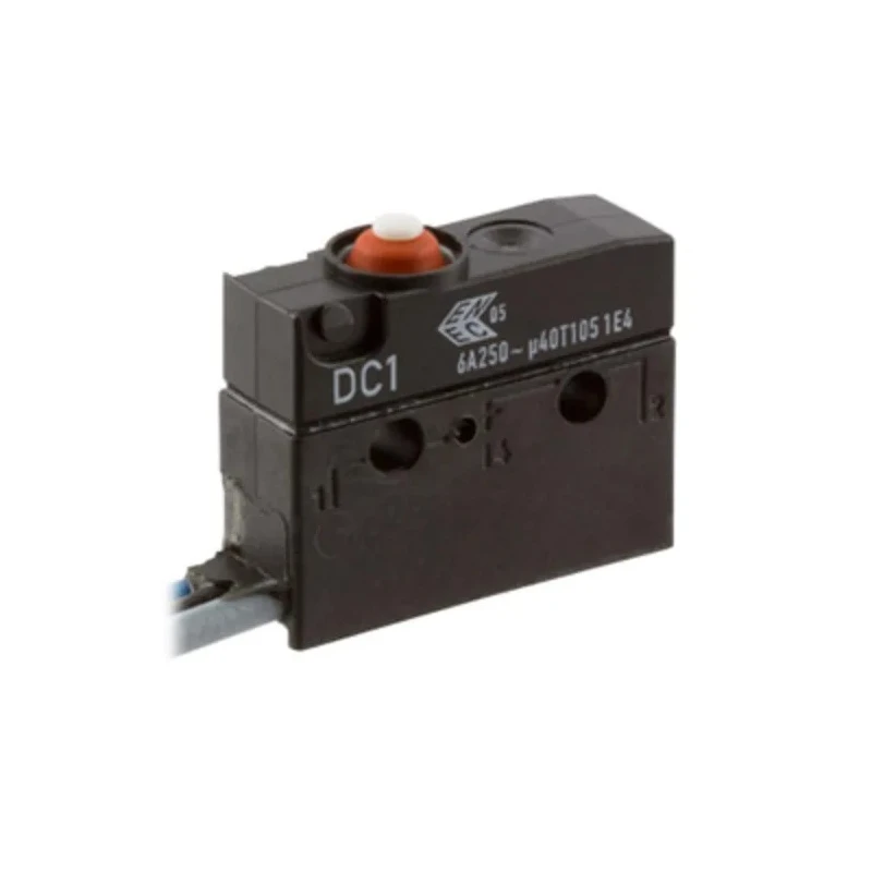 ZF Button Micro Switch, Cable Terminal, 6A, 250 V AC, SPDT, IP6K7 DC1C-C3AA