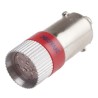RS PRO Red Indicator Lamp Multichip 24V AC/DC BA9 Base 10mm Diameter 209-276