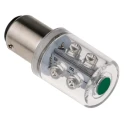 RS PRO LED Lamp, Green BA15d Socket, 6 LEDs, Modular Tower Light Replacement 209-333