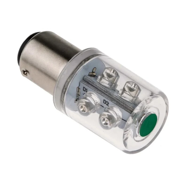 RS PRO LED Lamp, Green BA15d Socket, 6 LEDs, Modular Tower Light Replacement 209-333