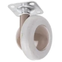 RS PRO Swivel Castor Wheel 75 kg Capacity, 62 mm Polyurethane Ball Bearing Light Duty 211-503